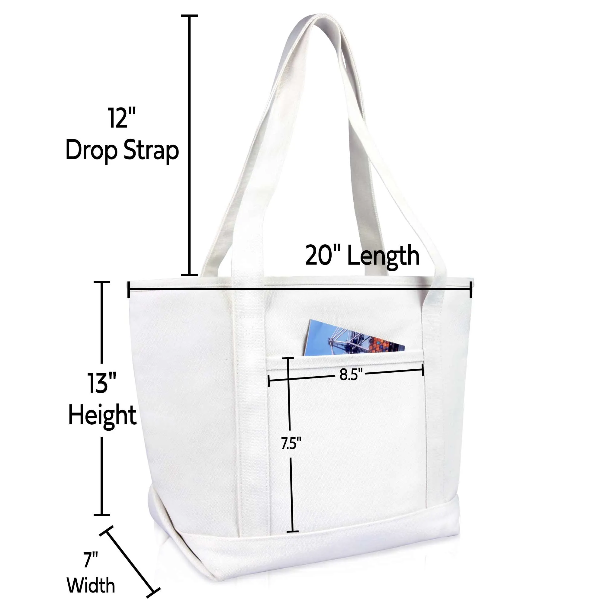 Dalix Happy Easter Tote Bag