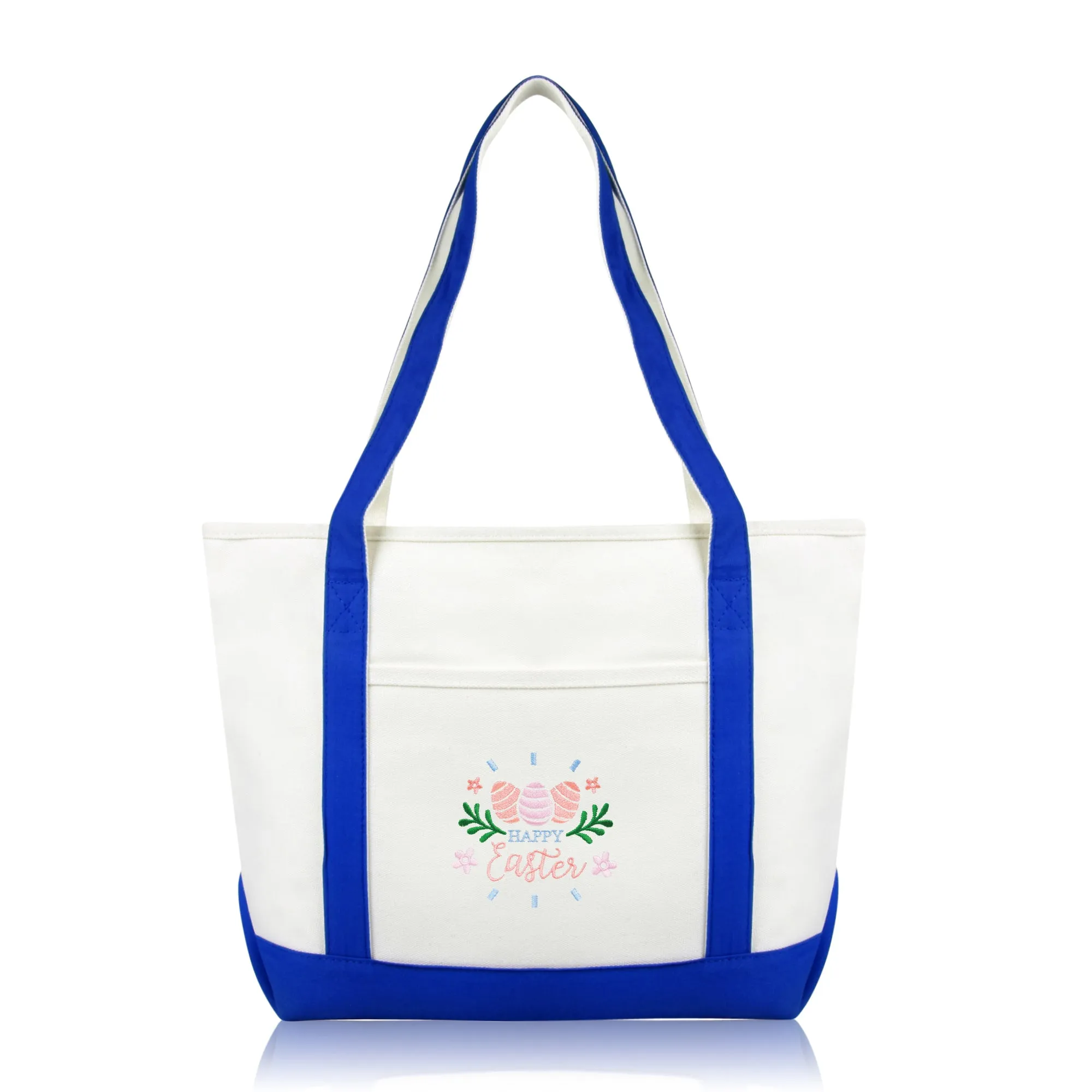 Dalix Happy Easter Tote Bag