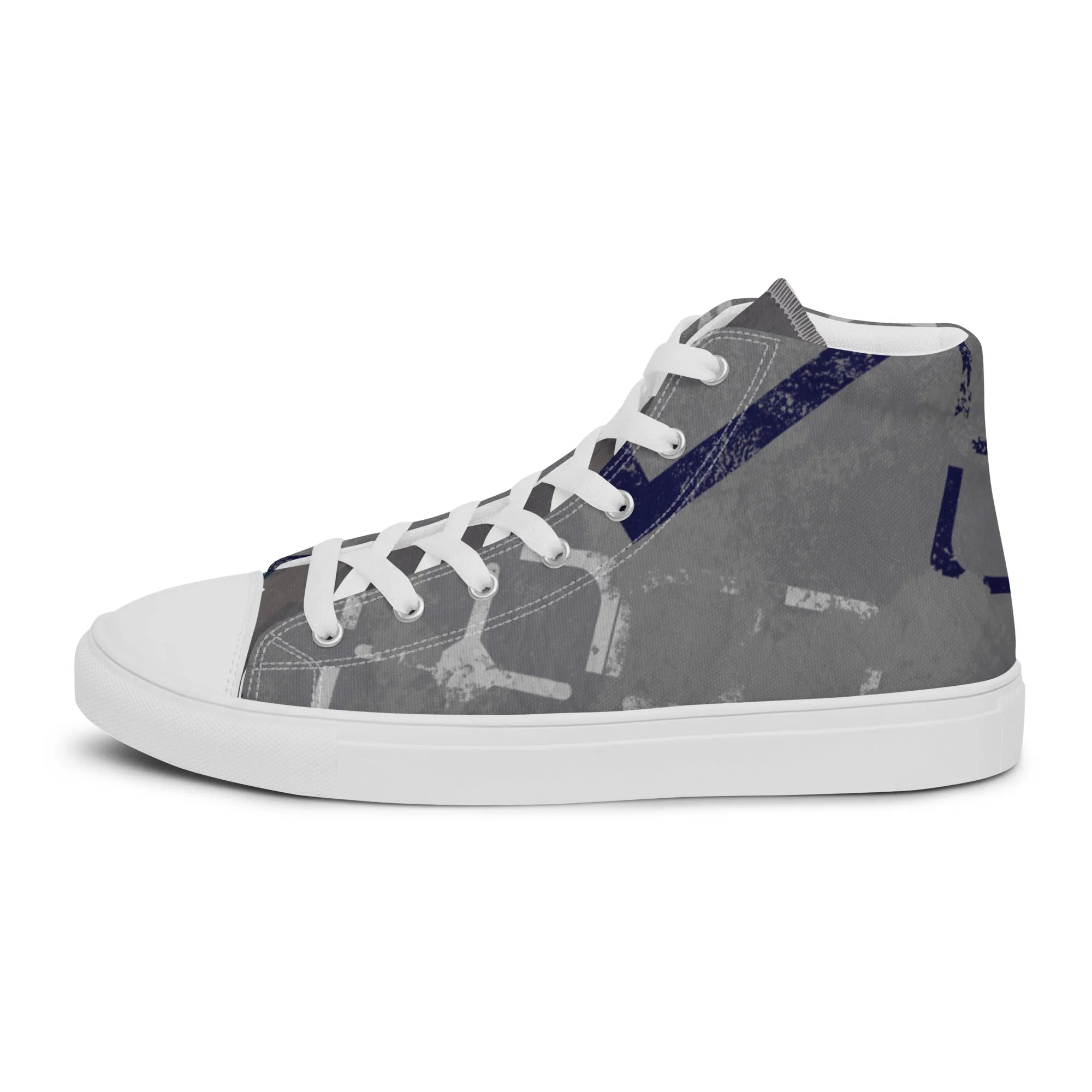 Dallas Men’s Lace-Up Canvas High-Top Sneakers