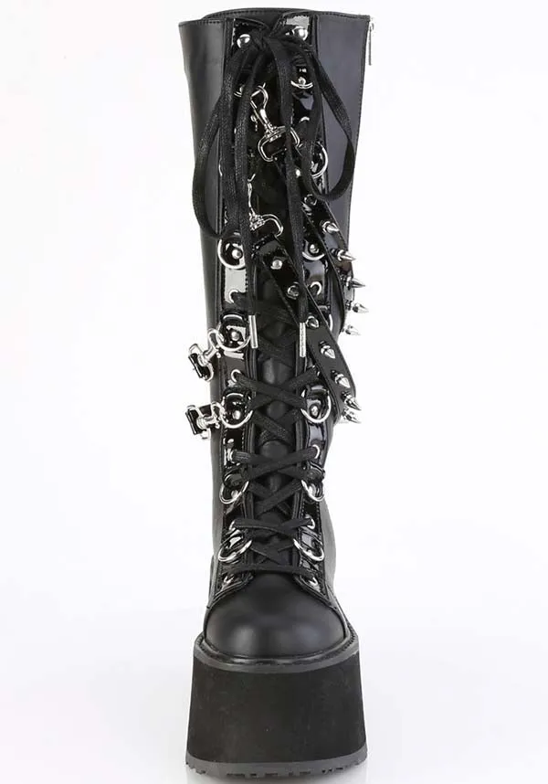 DAMNED-220 [Black] | PLATFORM BOOTS [PREORDER]