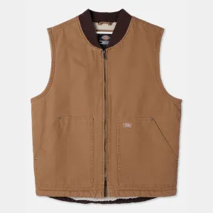 Dickies Duck Canvas Vest - Stone Washed Brown Duck