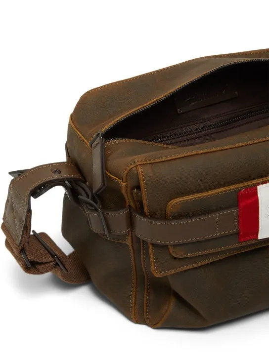 Dsquared2   Canadian flag canvas crossbody bag 