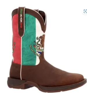 DURANGO MENS REBEL STEEL TOE MEXICO FLAG WESTERN BOOT STYLE DDB0431