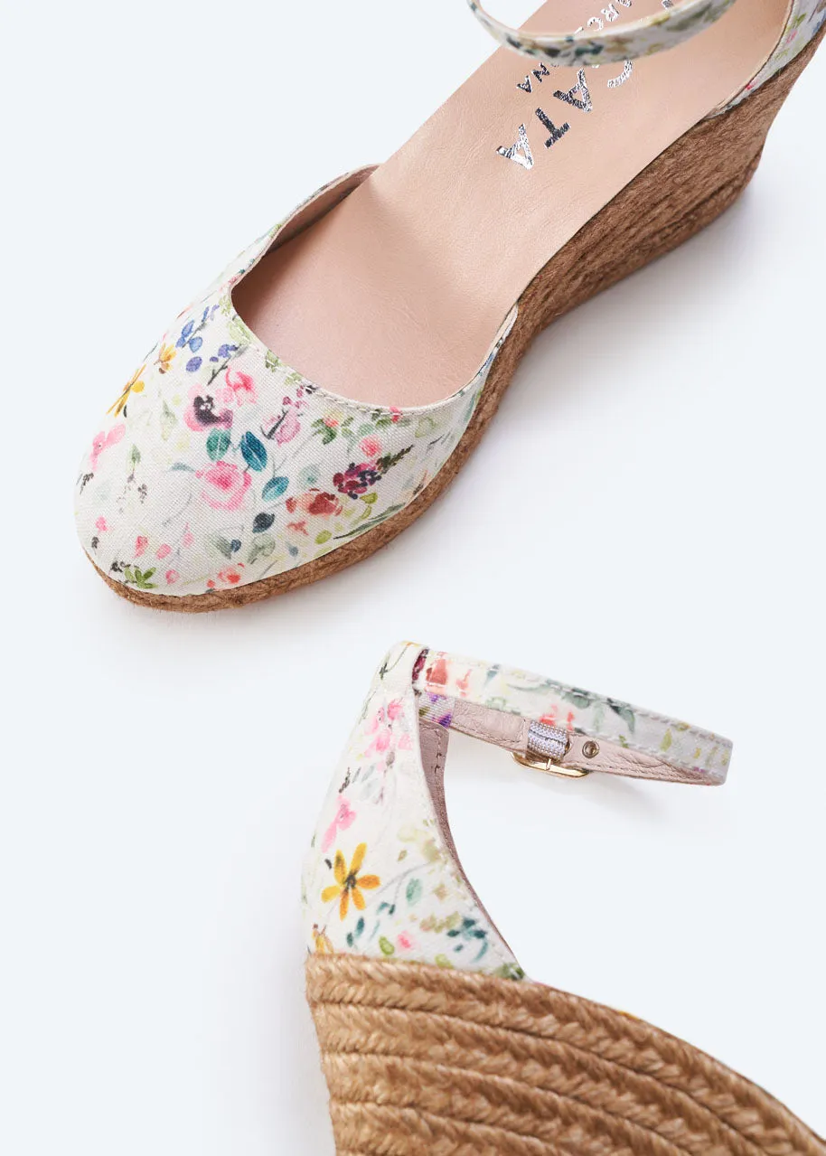 Estartit Limited Edition Canvas Espadrille Wedges