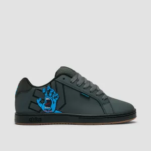 Etnies Fader X Santa Cruz Shoes - Dark Grey/Black