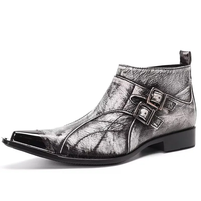 ExoLeather Chic Ankle Boots