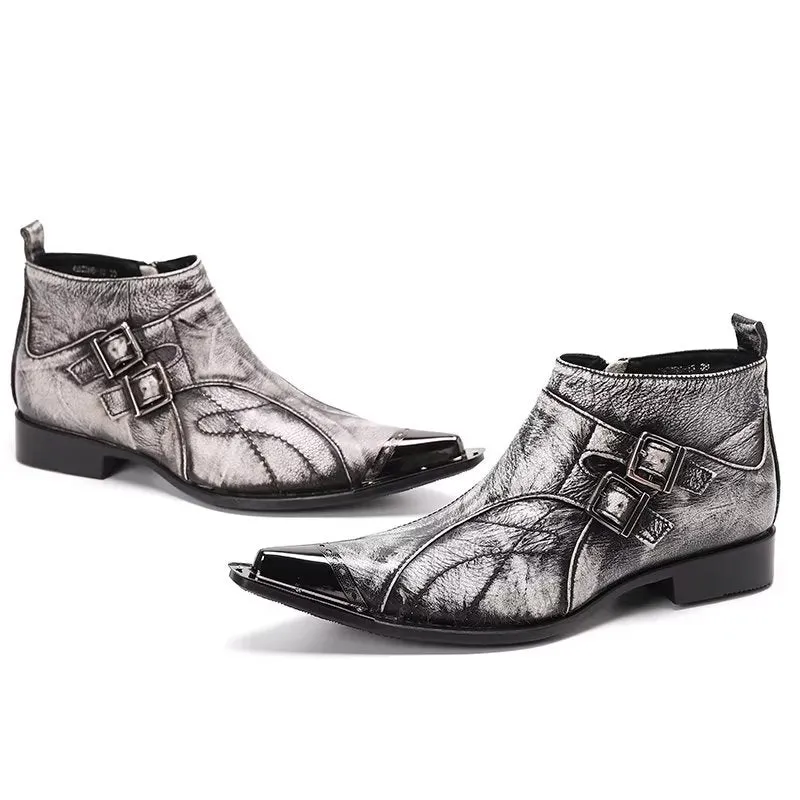 ExoLeather Chic Ankle Boots