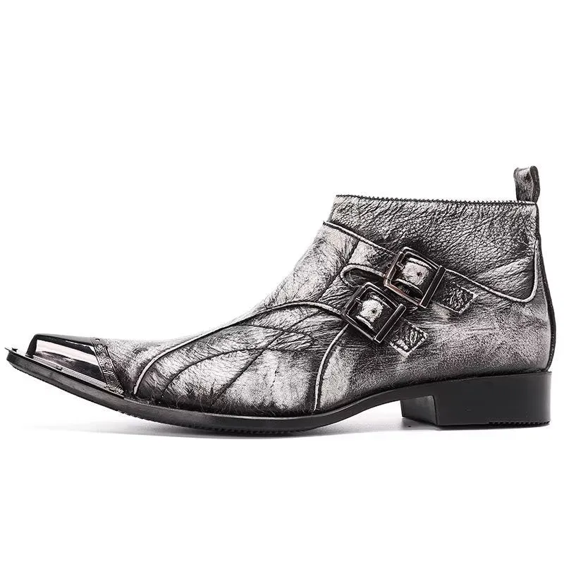 ExoLeather Chic Ankle Boots