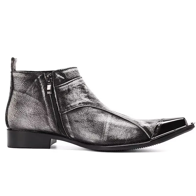 ExoLeather Chic Ankle Boots