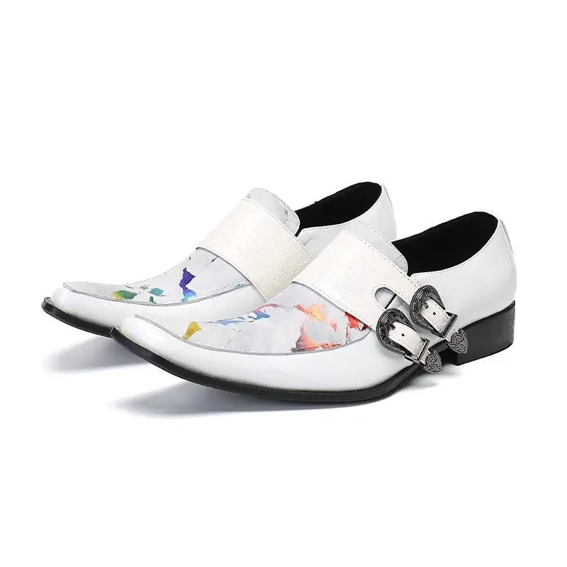 Exotic Elegance Genuine Leather Monkstraps