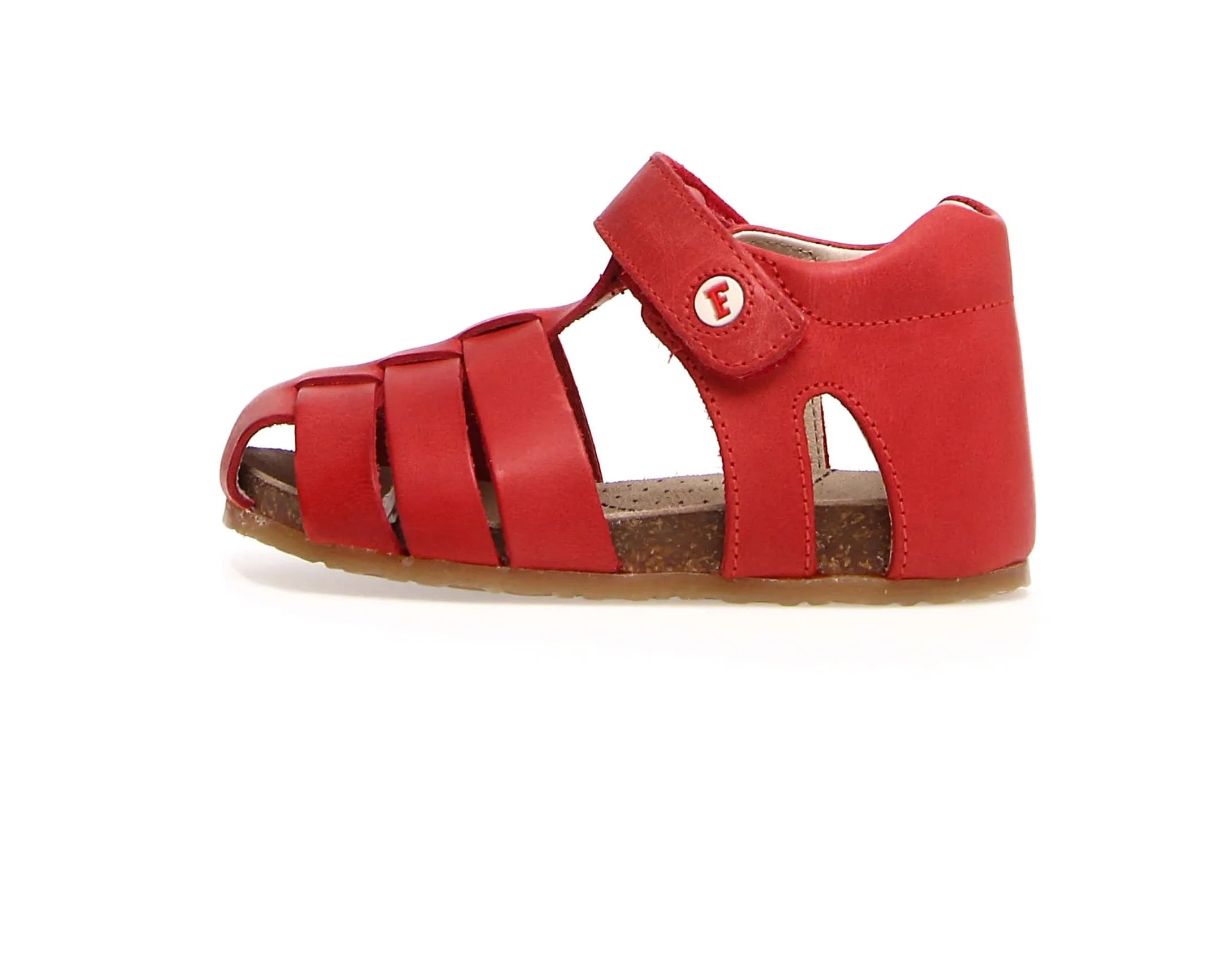 Falcotto Alby Boy's and Girl's Closed Toe Sandals - Red