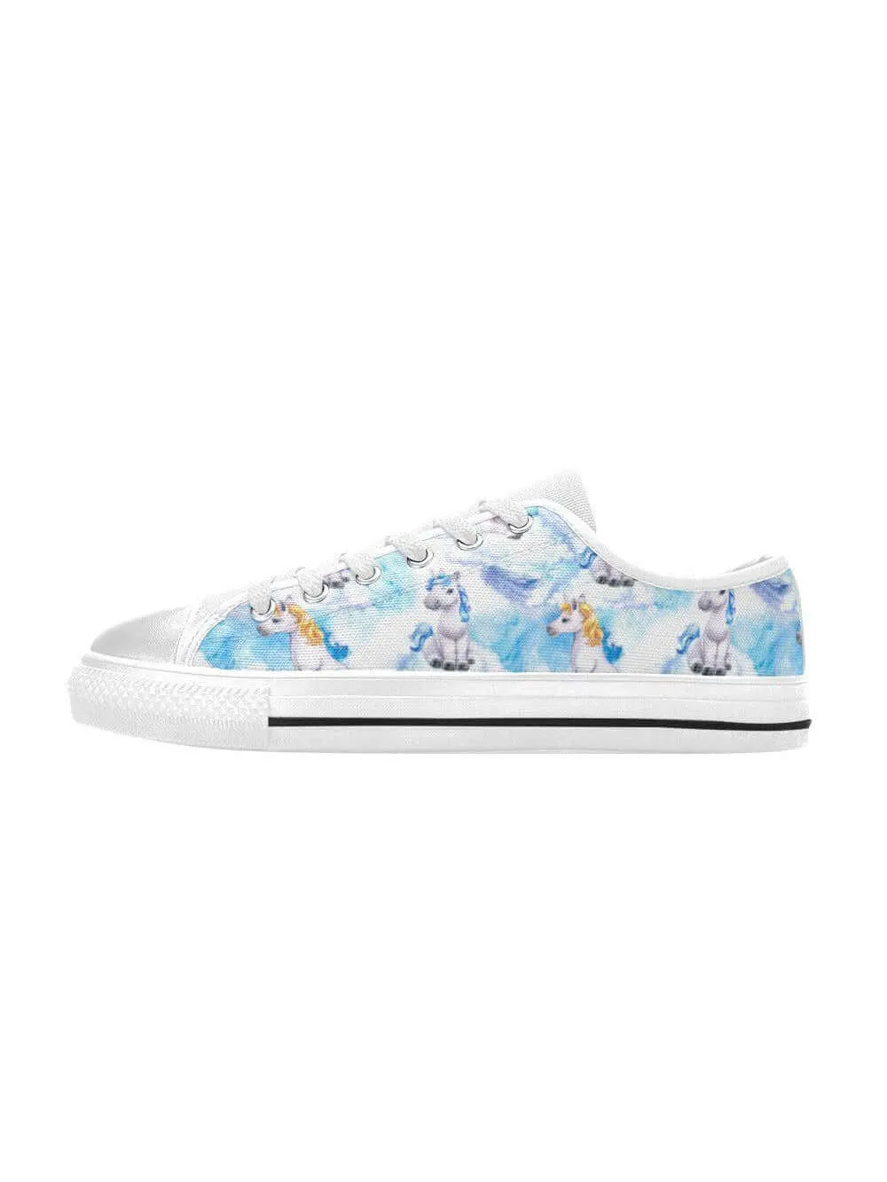 Fantasy Unicorns Kid's Canvas Sneakers