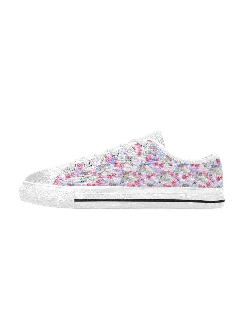 Fantasy Unicorns Kid's Canvas Sneakers