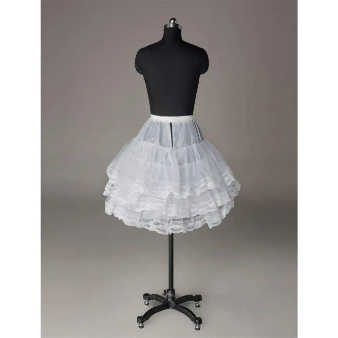 Fashion Short Wedding Dress Petticoat Accessories White LP013