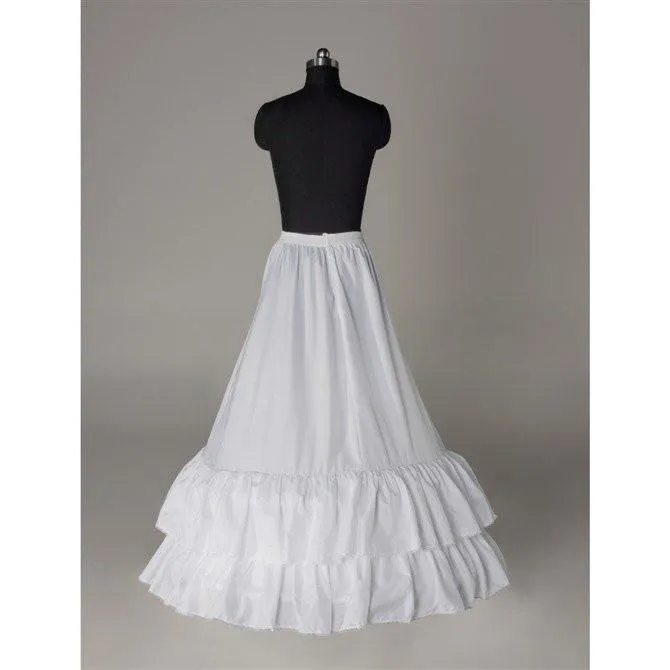 Fashion Wedding Petticoat Accessories White Floor Length LP007