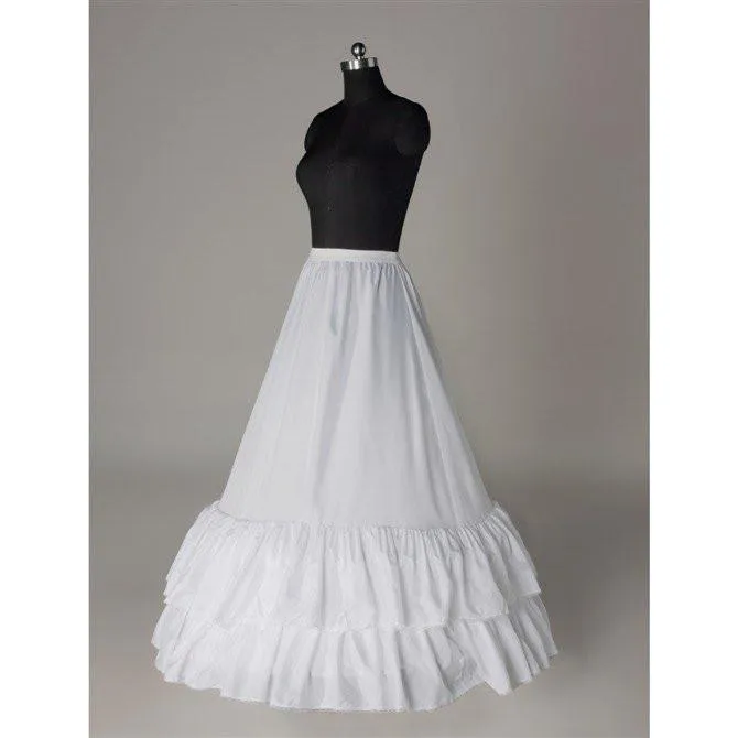 Fashion Wedding Petticoat Accessories White Floor Length LP007