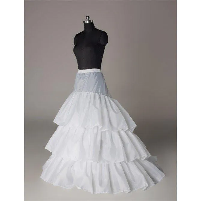 Fashion Wedding Petticoat Accessories White Floor Length LP015