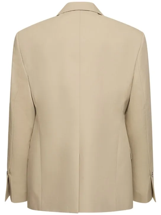 Ferragamo   Brushed cotton canvas blazer 