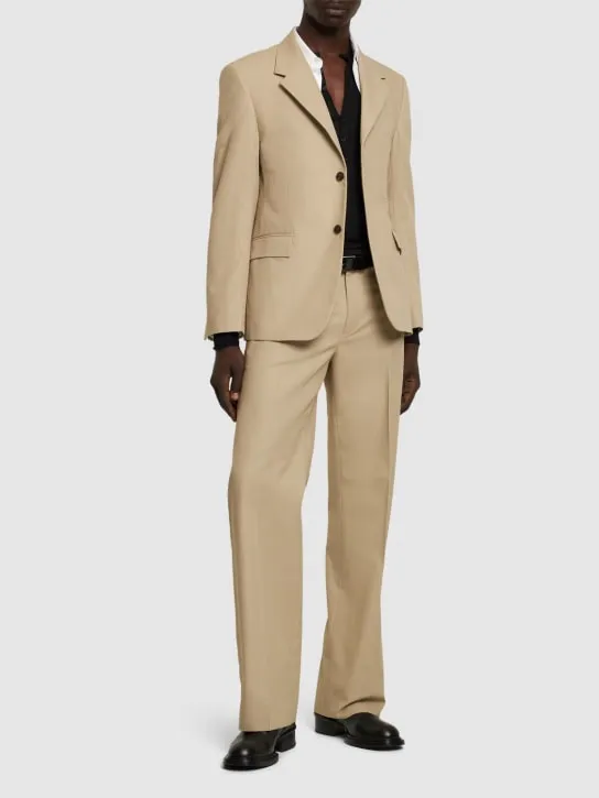 Ferragamo   Brushed cotton canvas blazer 