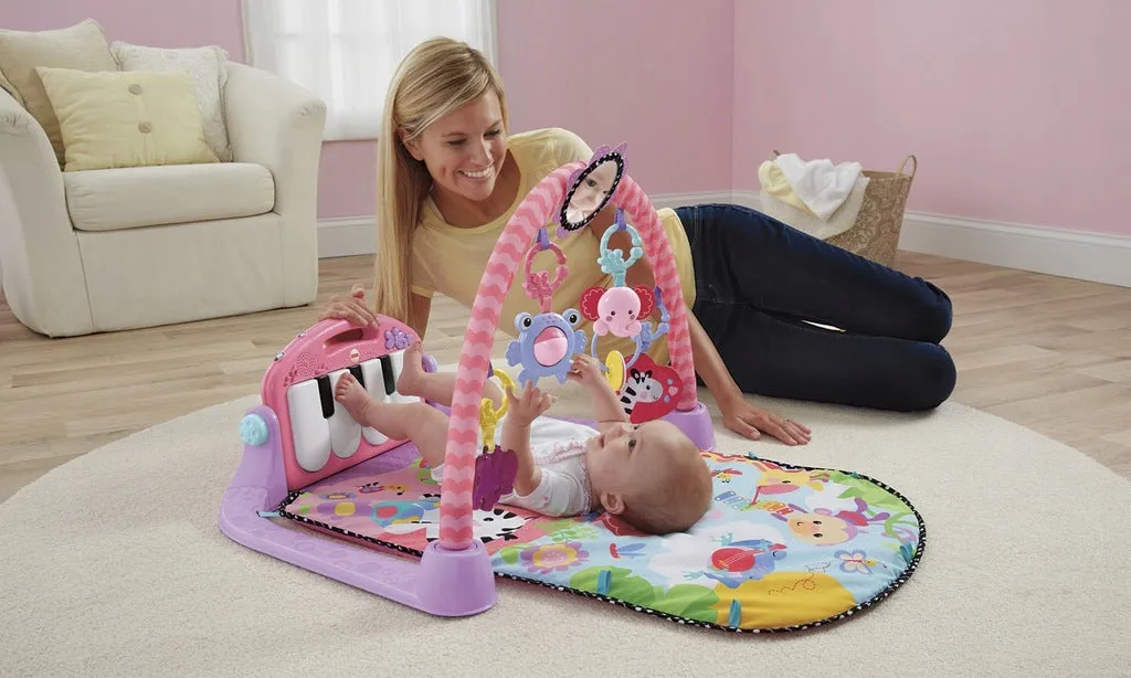 Fitch Baby Baby Kick And Piano Play Mat (Pink)