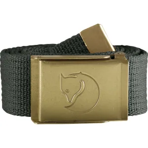 Fjällräven Canvas Brass Belt 4 cm Mountain Grey | Buy Fjällräven Canvas Brass Belt 4 cm Mountain Grey here | Outnorth