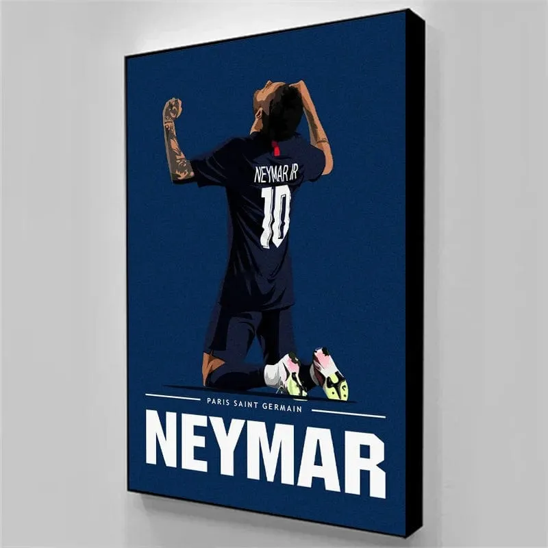 Football Soccer Star Legends Wall Art Canvas Prints