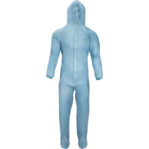 FR Coverall with Zipper Front Closure, Elastic Wrists and Attached Hood/Boots (Pk of 25)