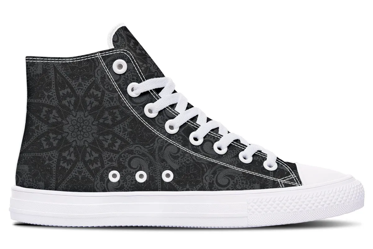 Ghost Mandala High Top Shoes