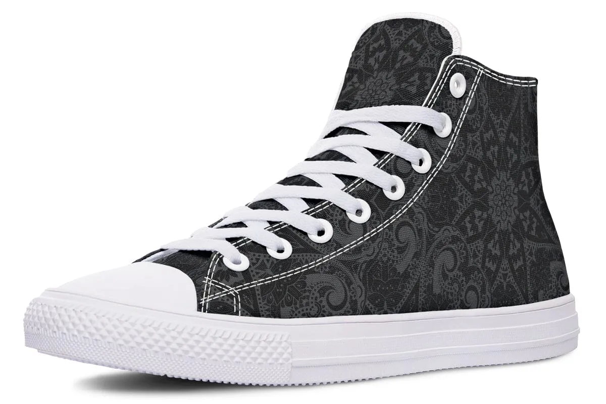 Ghost Mandala High Top Shoes