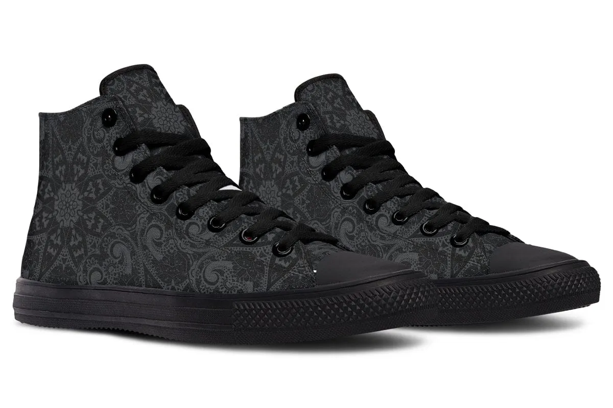 Ghost Mandala High Top Shoes