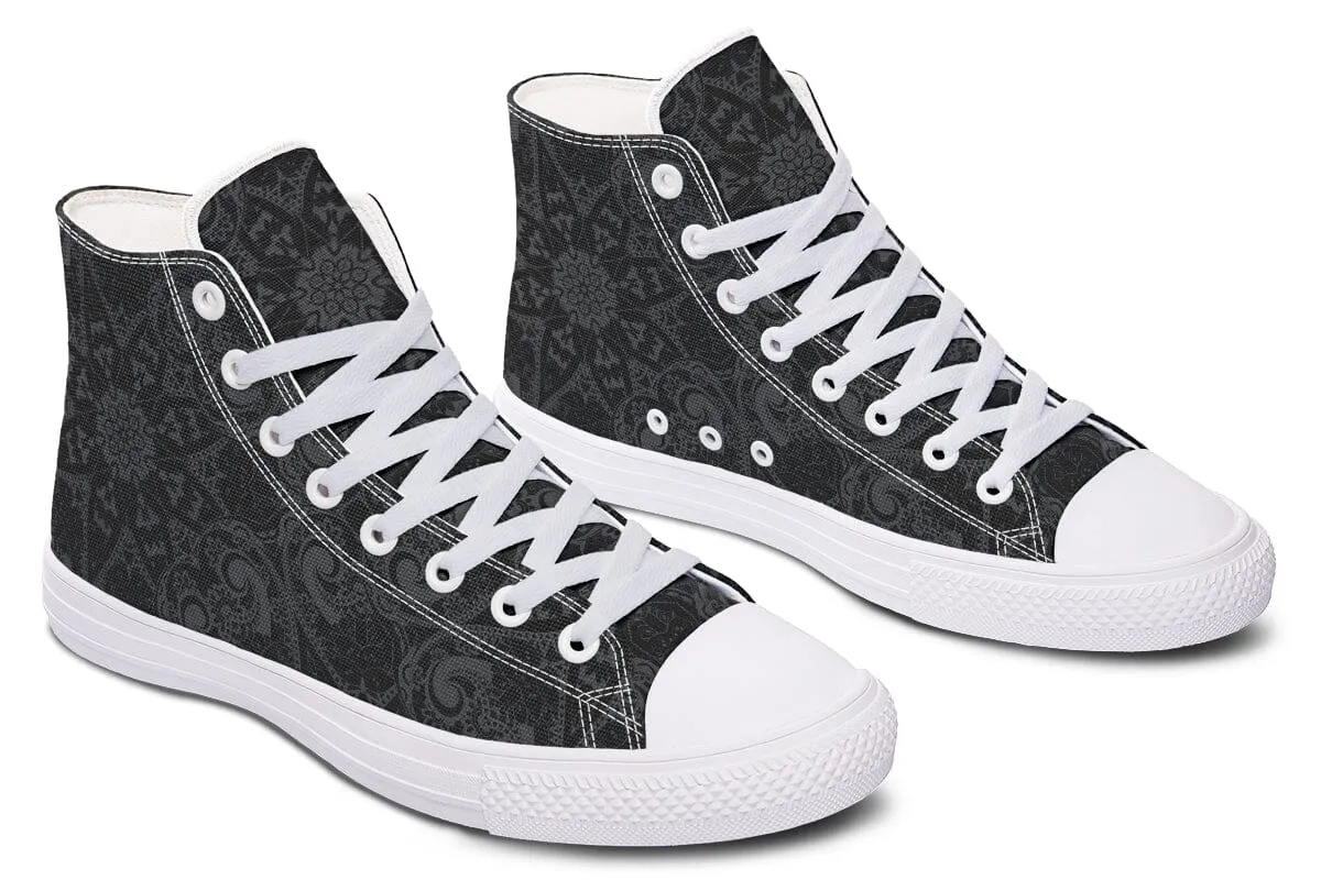 Ghost Mandala High Top Shoes