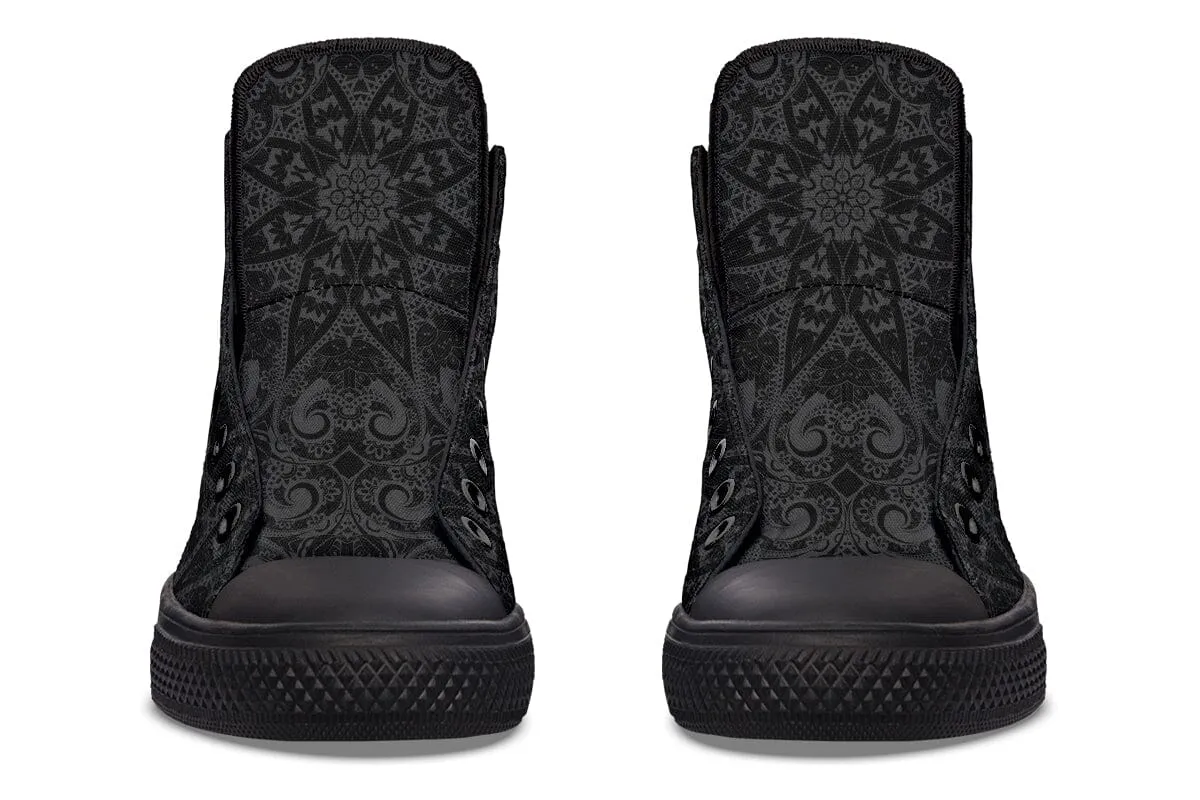 Ghost Mandala High Top Shoes