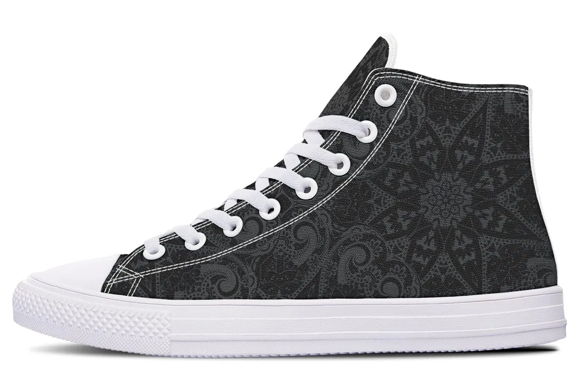 Ghost Mandala High Top Shoes