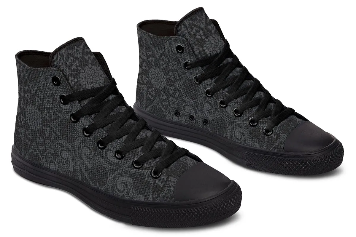 Ghost Mandala High Top Shoes