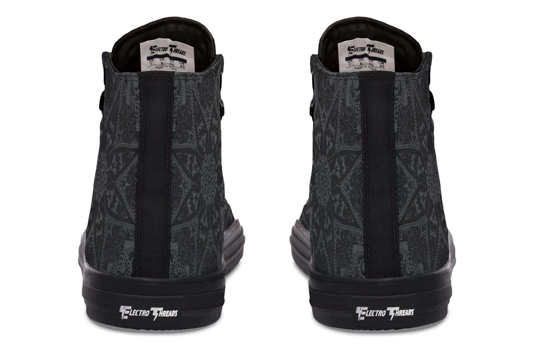 Ghost Mandala High Top Shoes