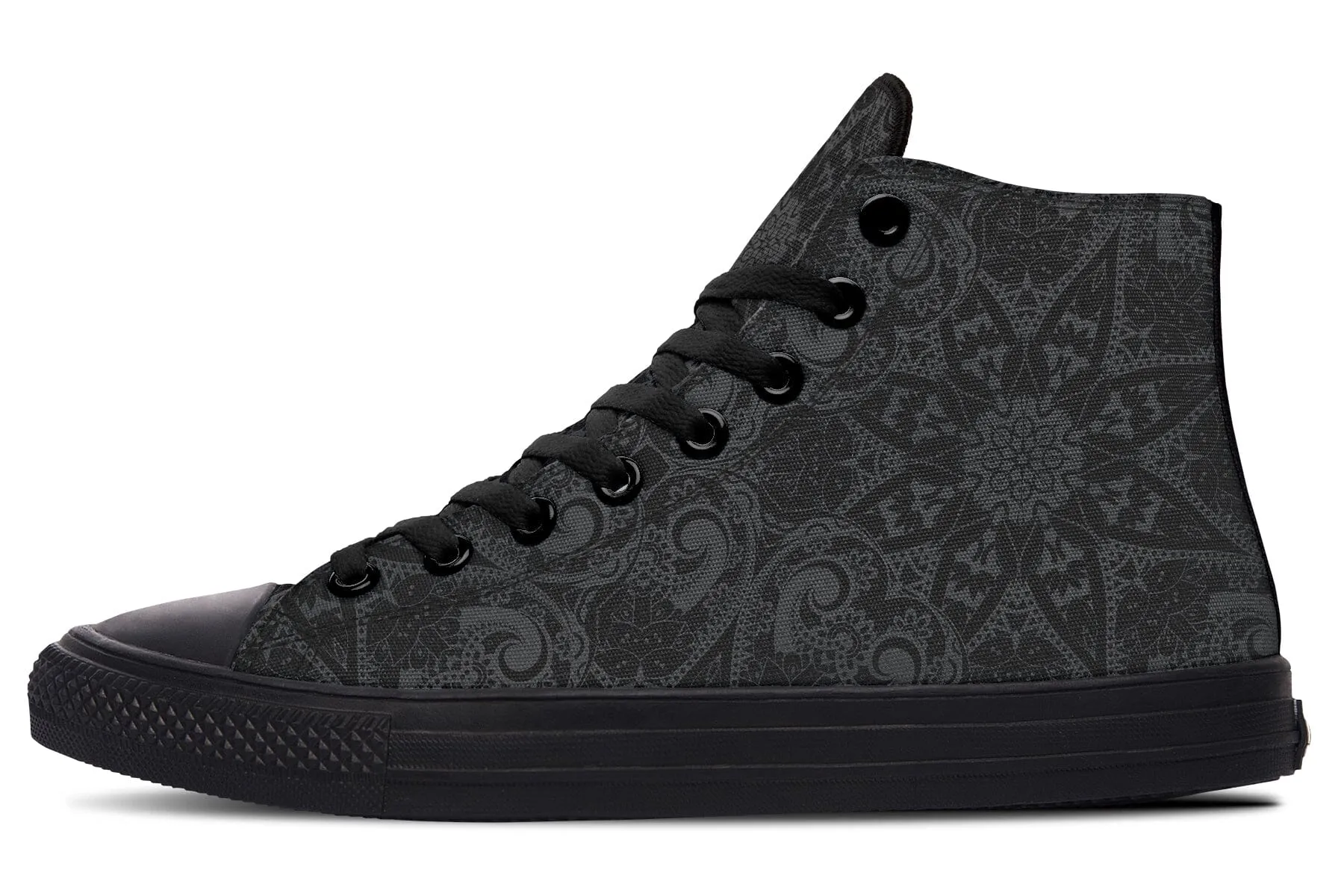 Ghost Mandala High Top Shoes