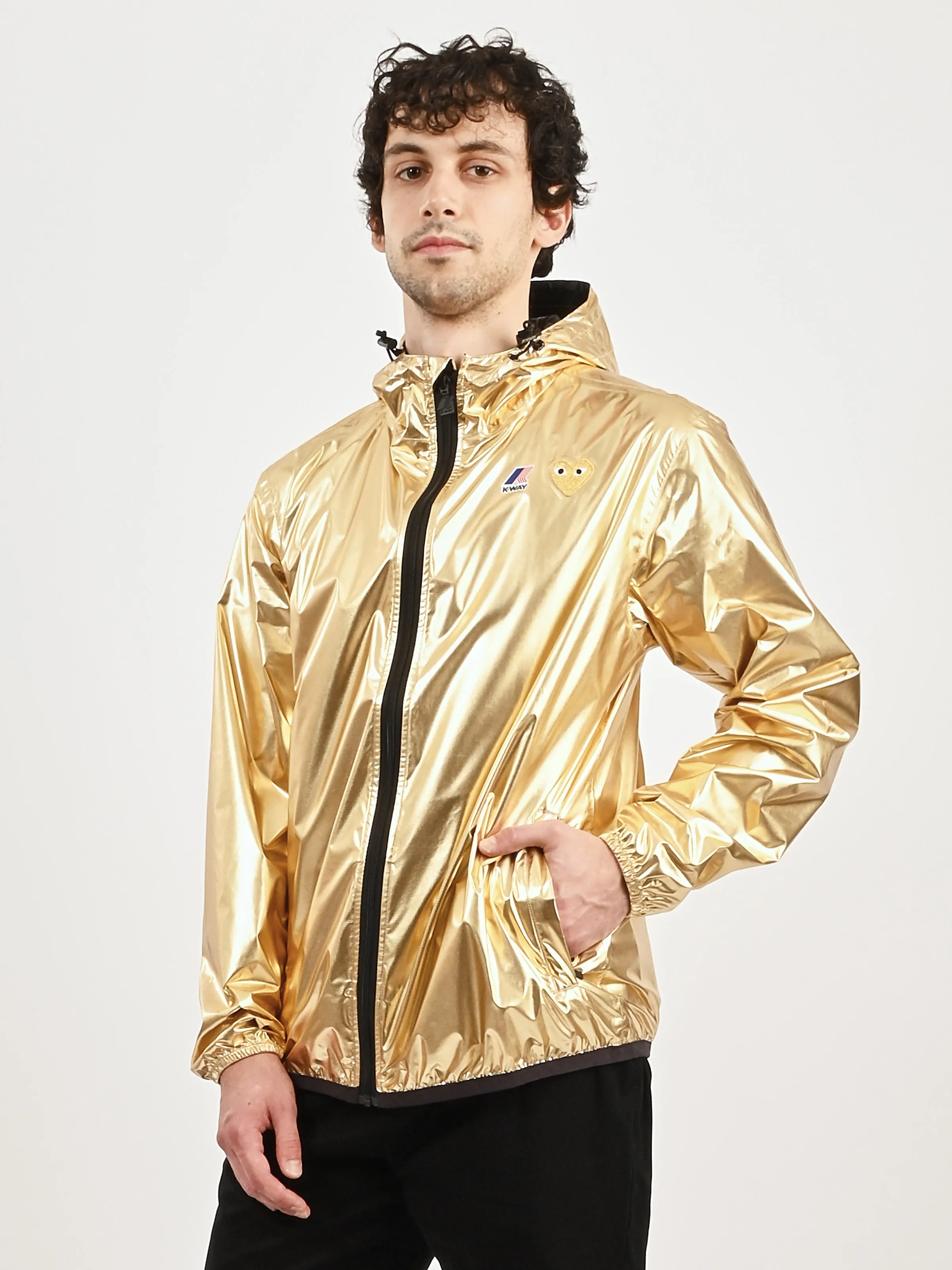 Gold K-Way Full Zip Hoodie