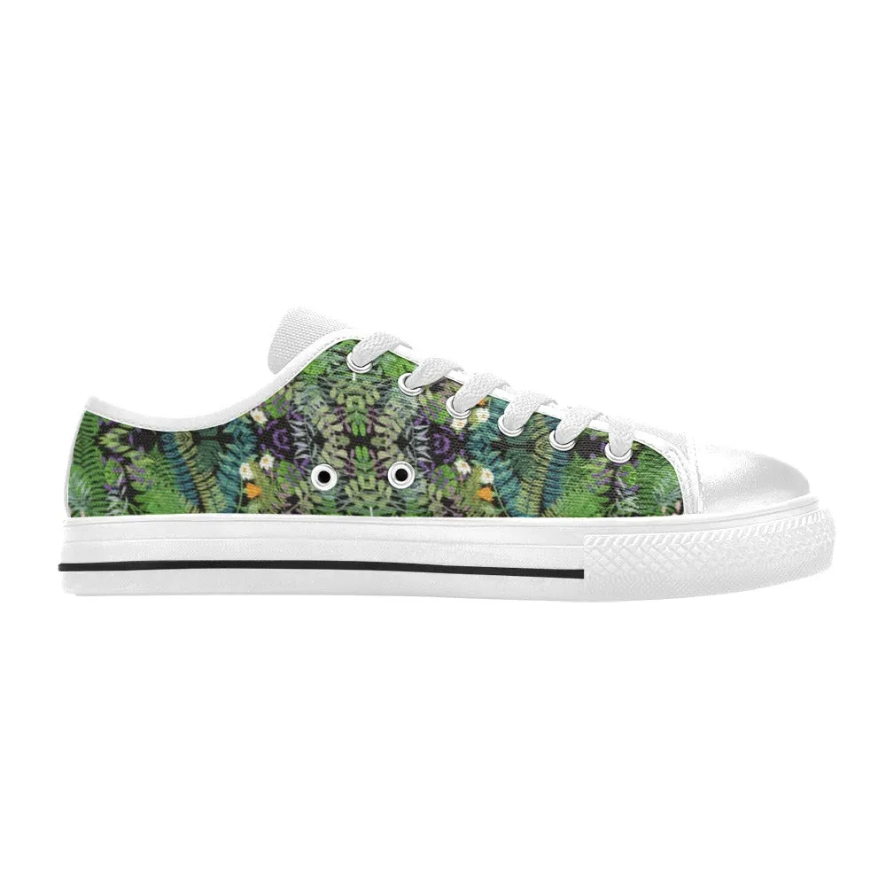 Graphic Jungle Low Rise Canvas Shoes up to size 12