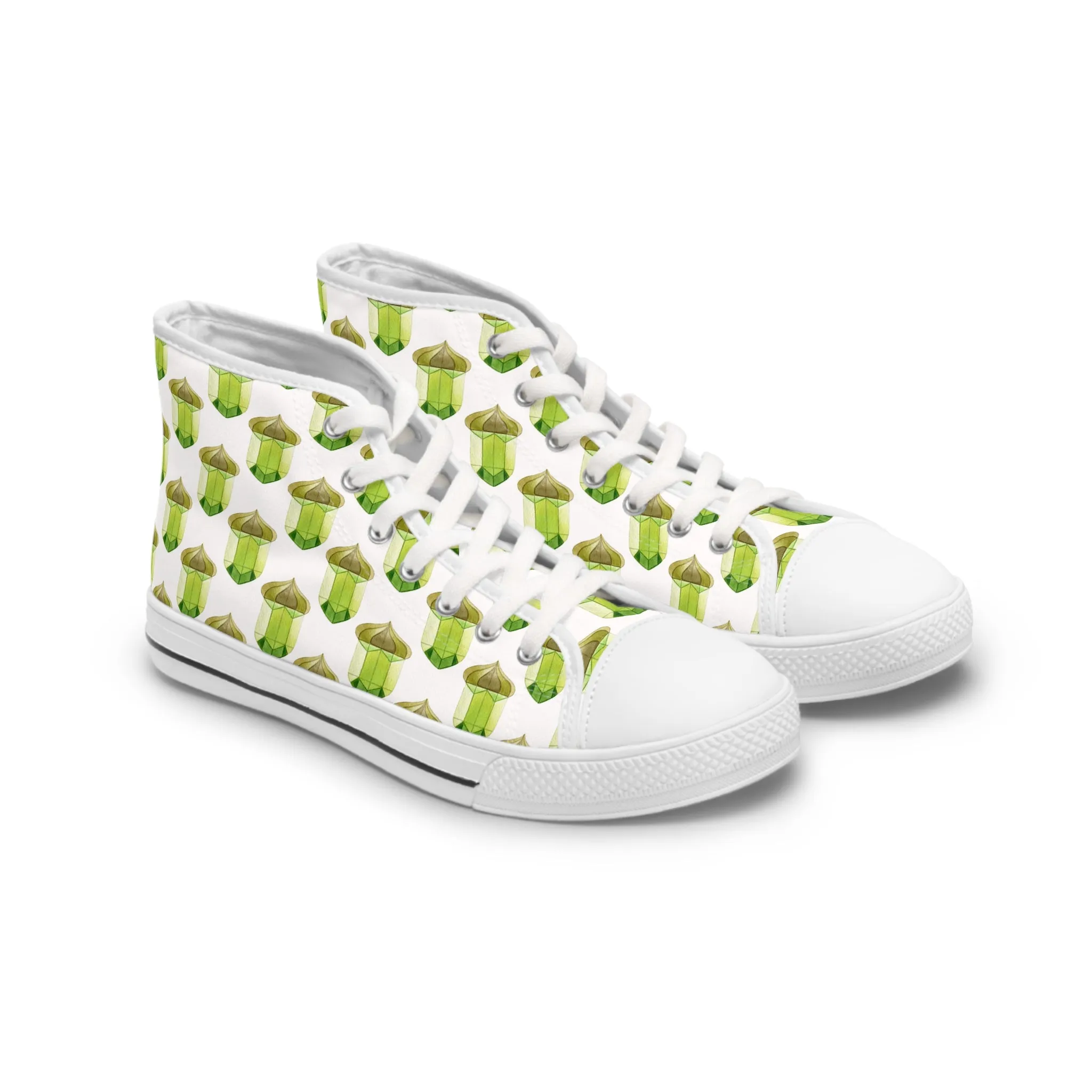 Green Acorns Women's High Top Sneakers