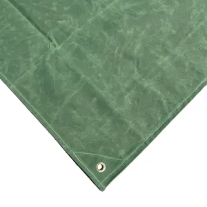 Green Canvas Tarp 10' x 10'