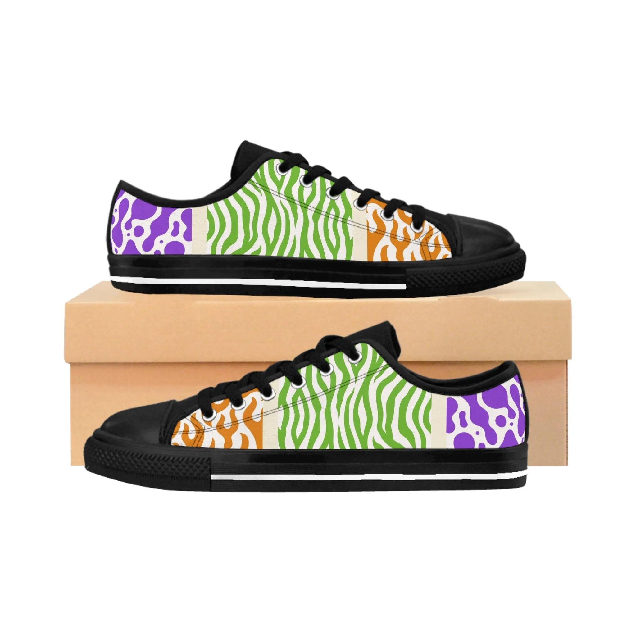 Groovy Pattern Women's Sneakers