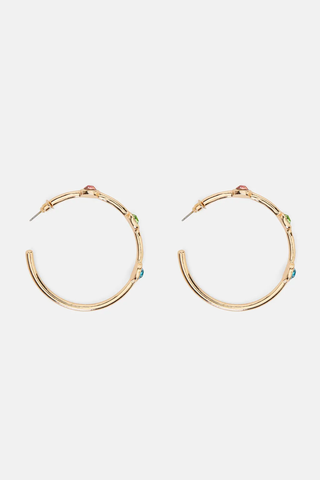 Gumdrop Hoop Earrings