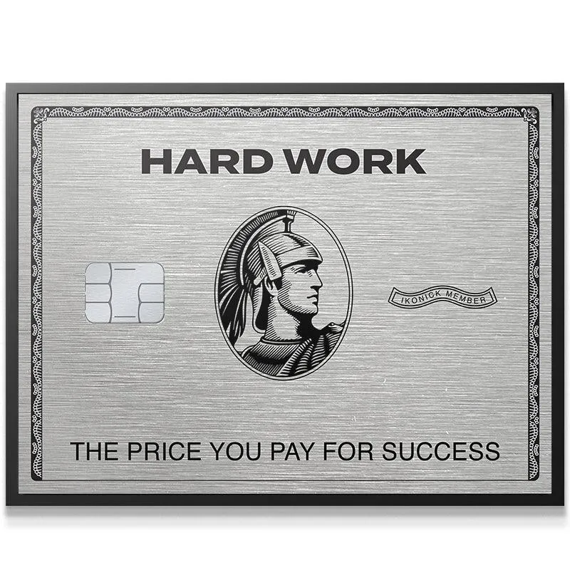 Hard Work Card