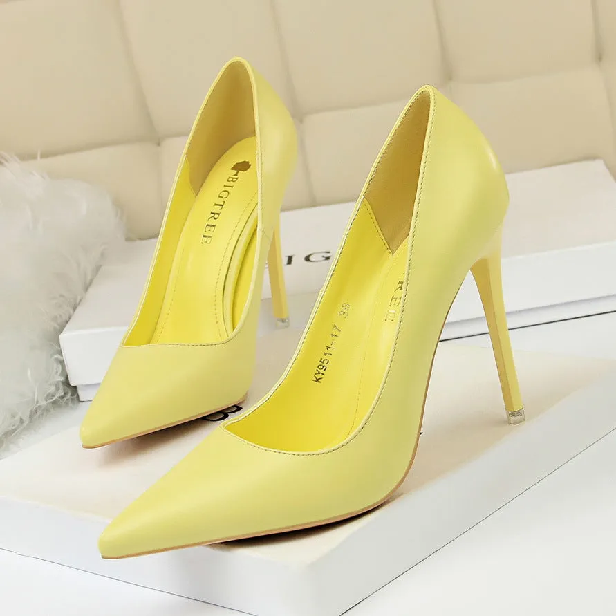 High Heel Pointed Shoes