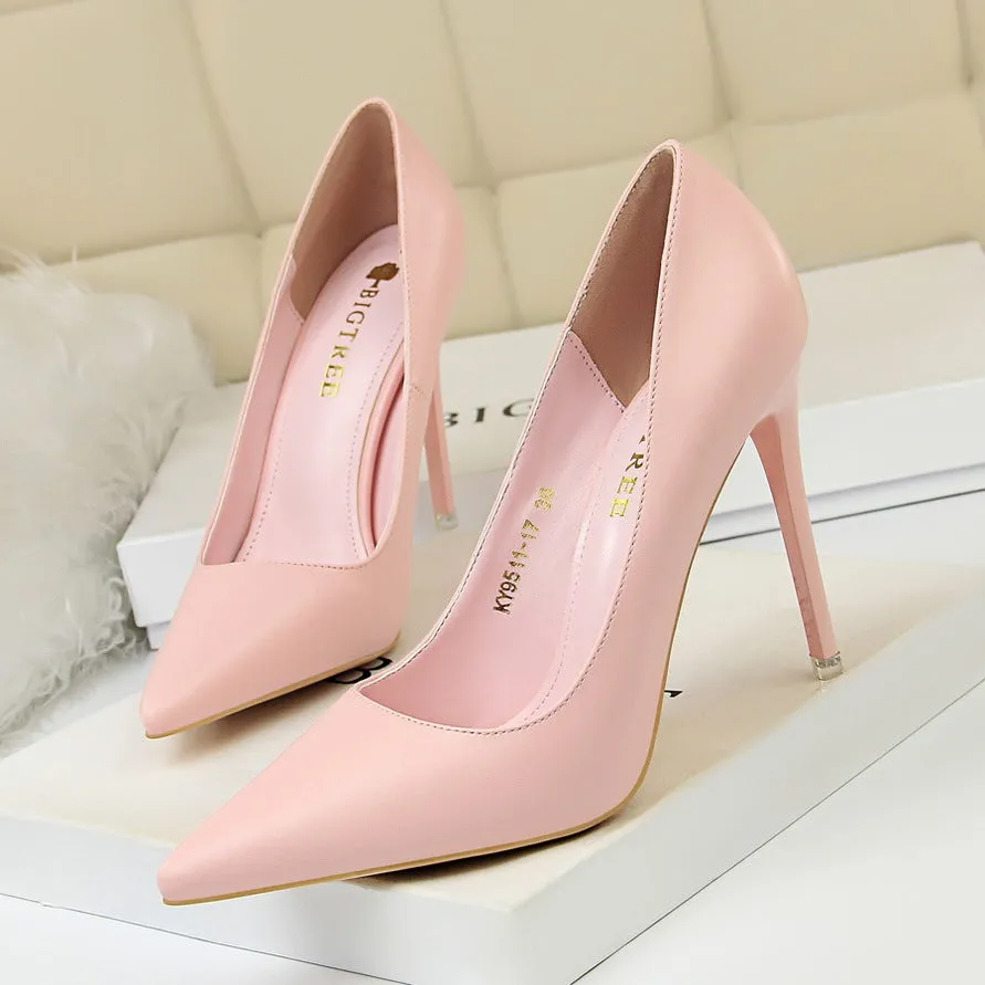 High Heel Pointed Shoes