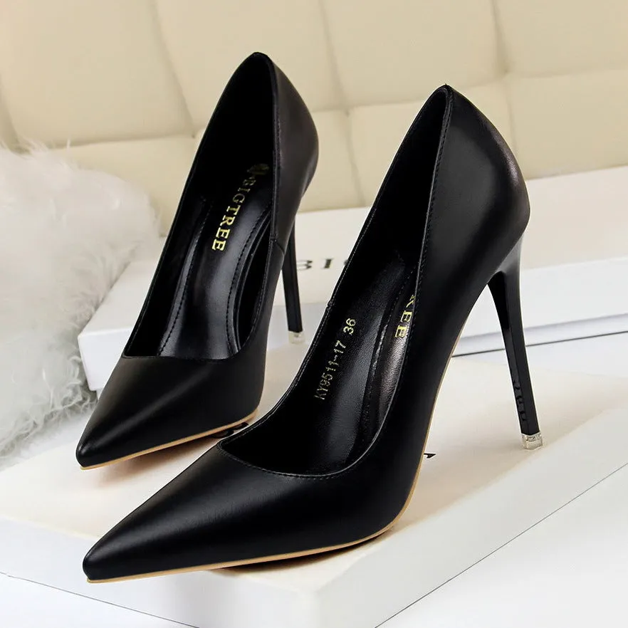 High Heel Pointed Shoes