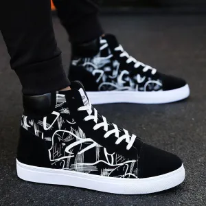 High Top Sneakers Men Vulcanized Shoes Platform Sneakers Quality