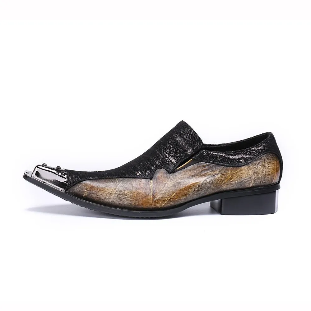 Italian Eleganza Exotic Dress Loafers