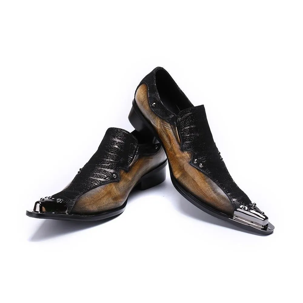 Italian Eleganza Exotic Dress Loafers