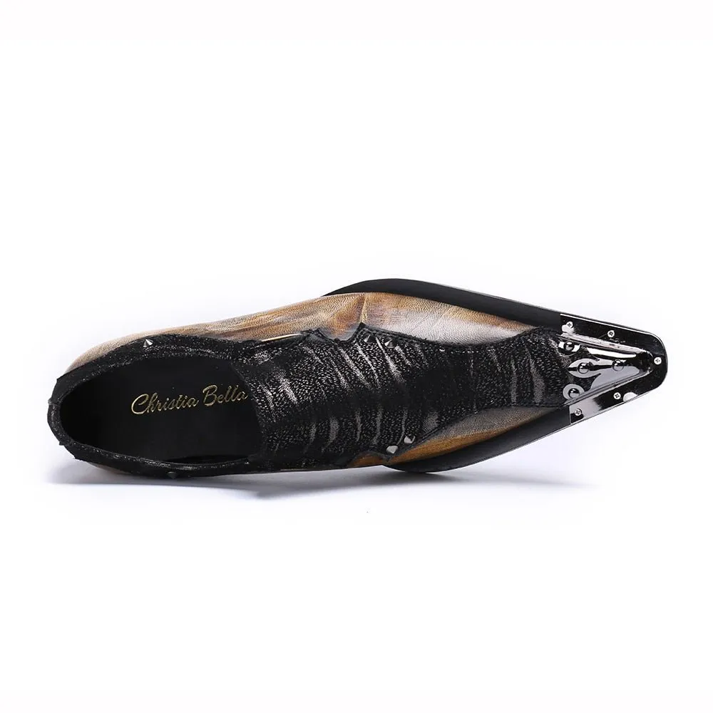 Italian Eleganza Exotic Dress Loafers